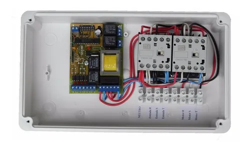 Central Plaqueta Placa Nacional 4 Cables Cortina Metalica |